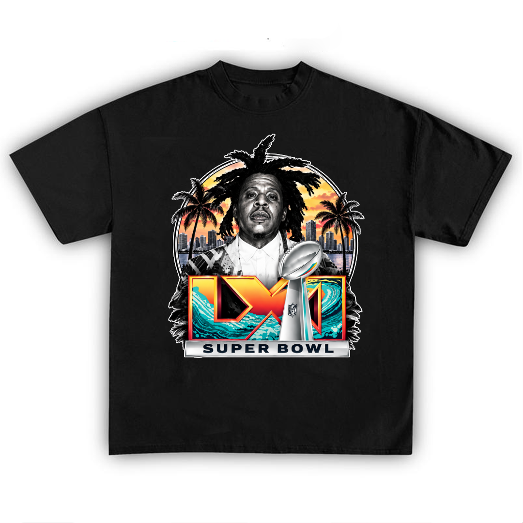 [FREE SHIPPING] Super Bowl LXI Jay-Z Shirt